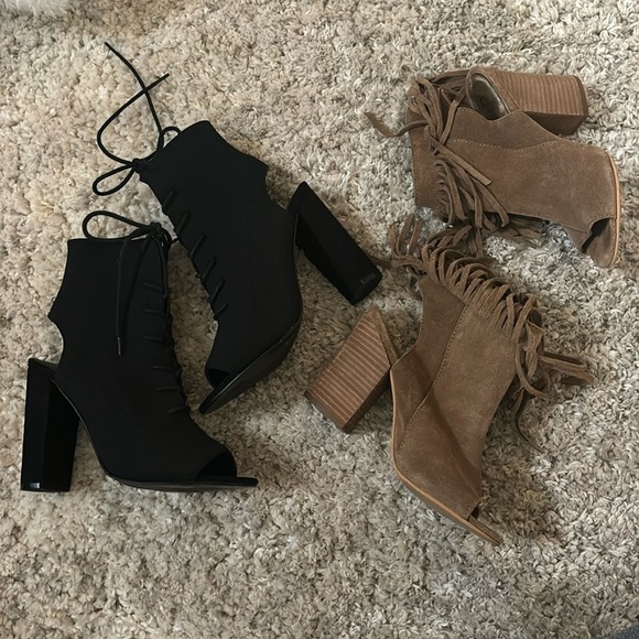 Steve Madden Shoes - Steve Madden/ Carlos Santana open toe block heels